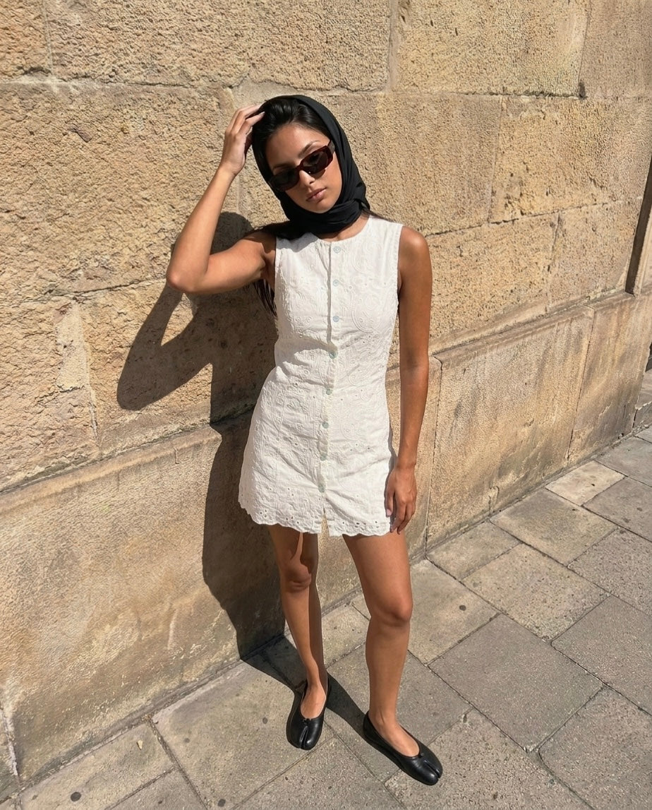 STRIA DRESS MINI AJOUR pre-order