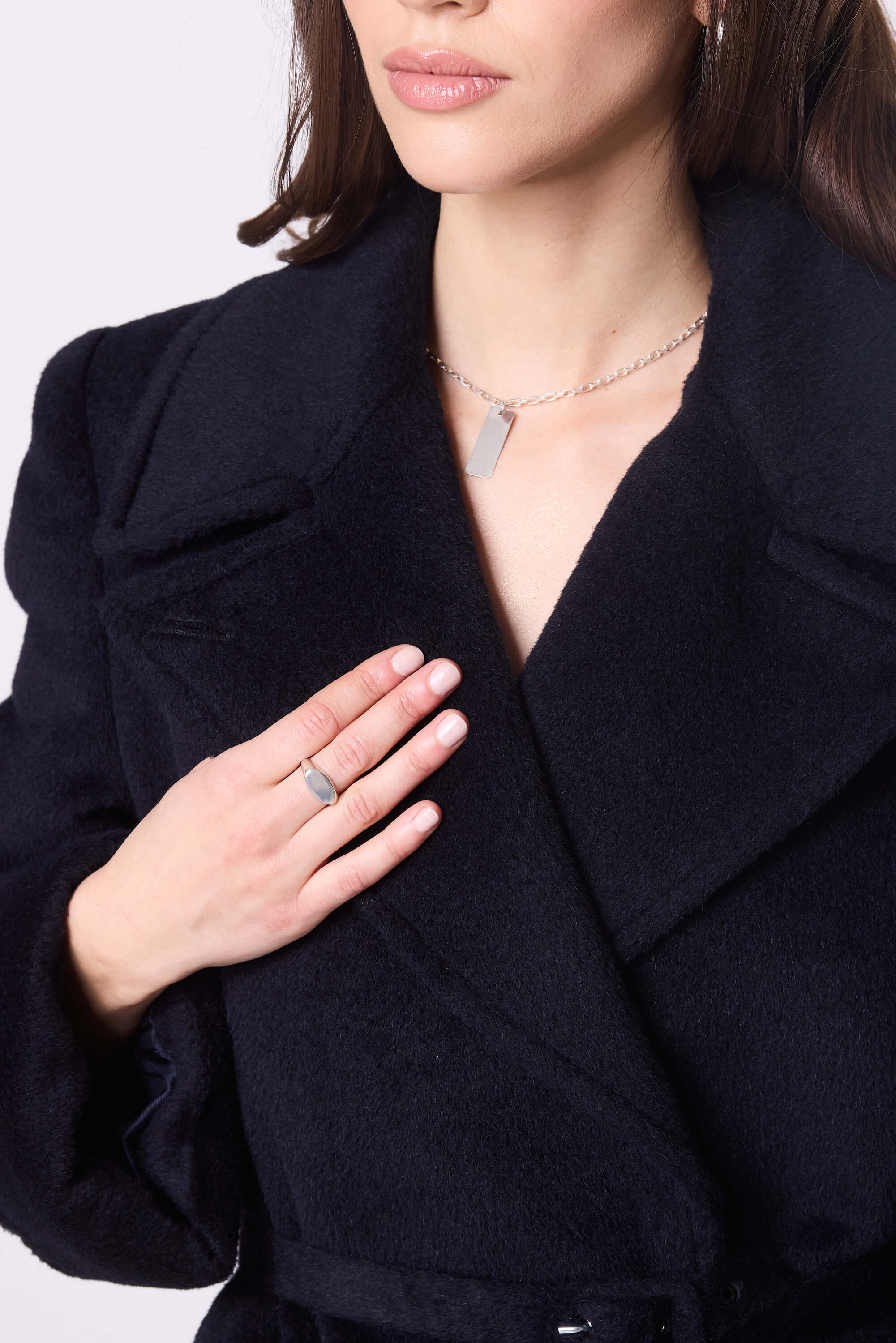 ALPACA COAT CUFFED ABYSS – MADE TO ORDER