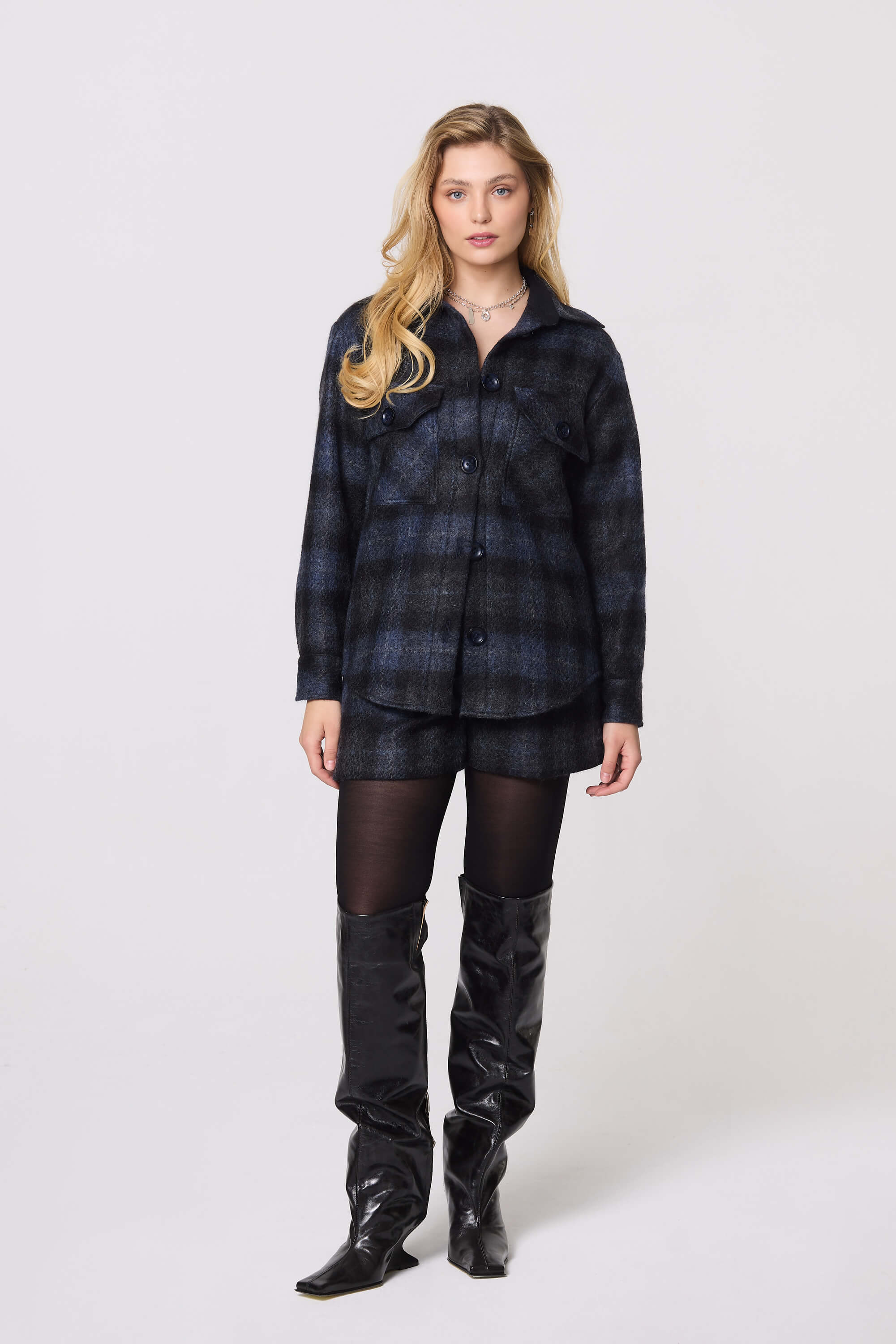 PANACHE SHIRT LONG OBSIDIAN