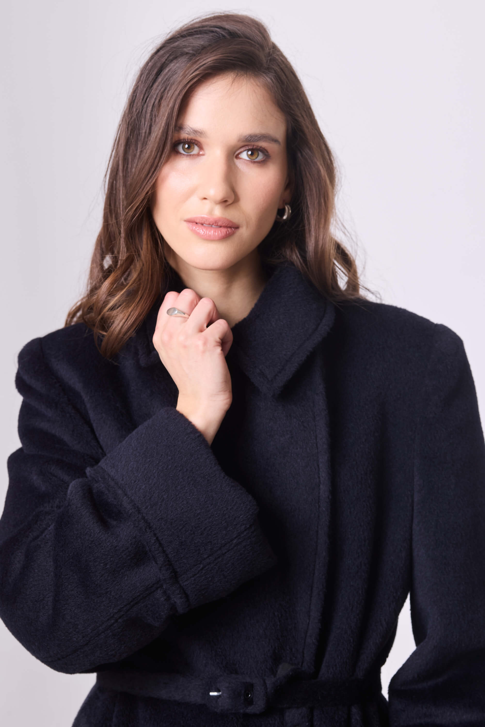 ALPACA COAT CUFFED ABYSS – MADE TO ORDER