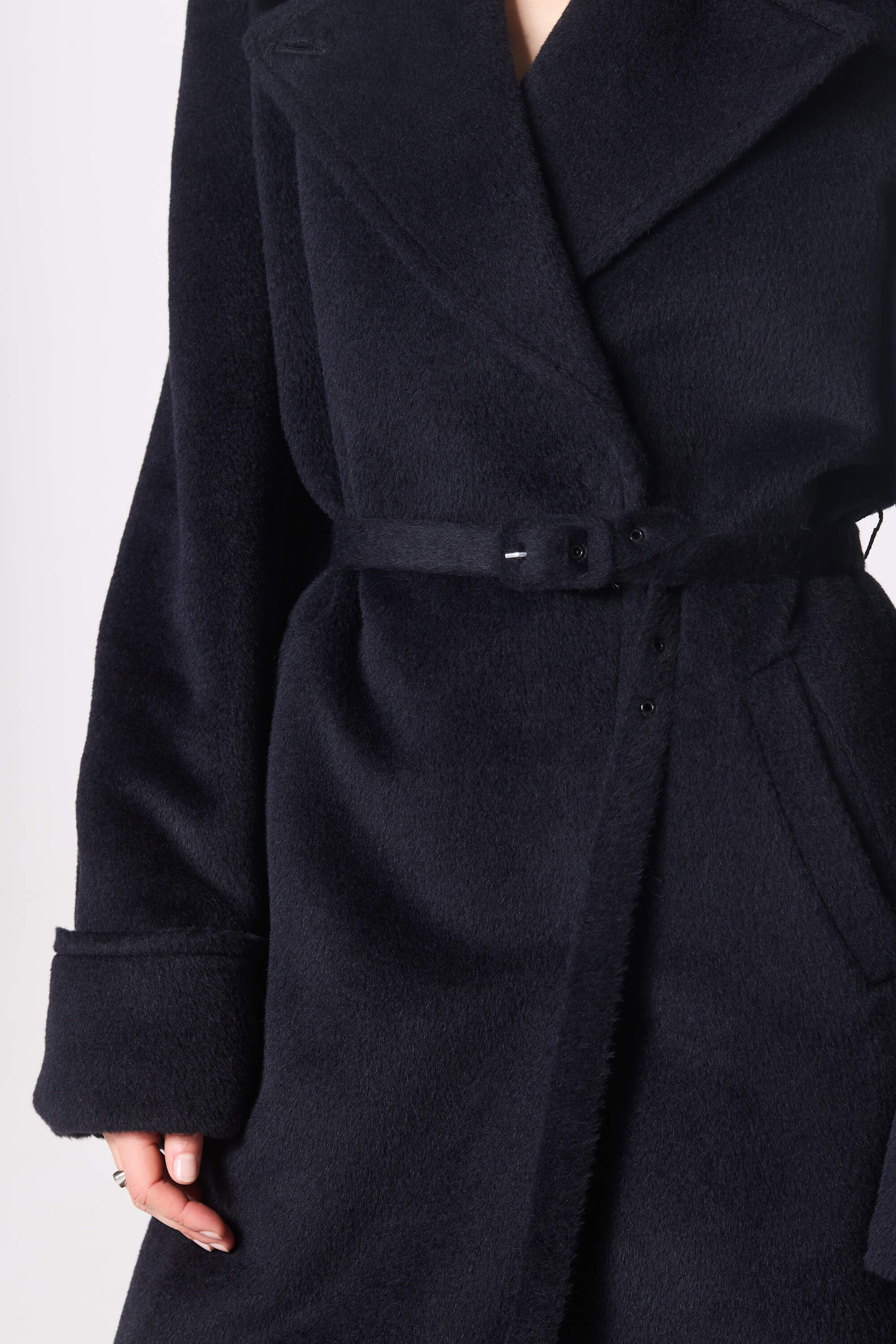 ALPACA COAT CUFFED ABYSS – MADE TO ORDER