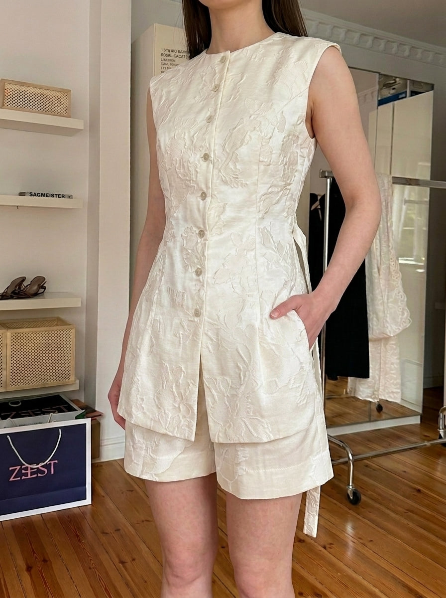 JACQUARD SET Crème