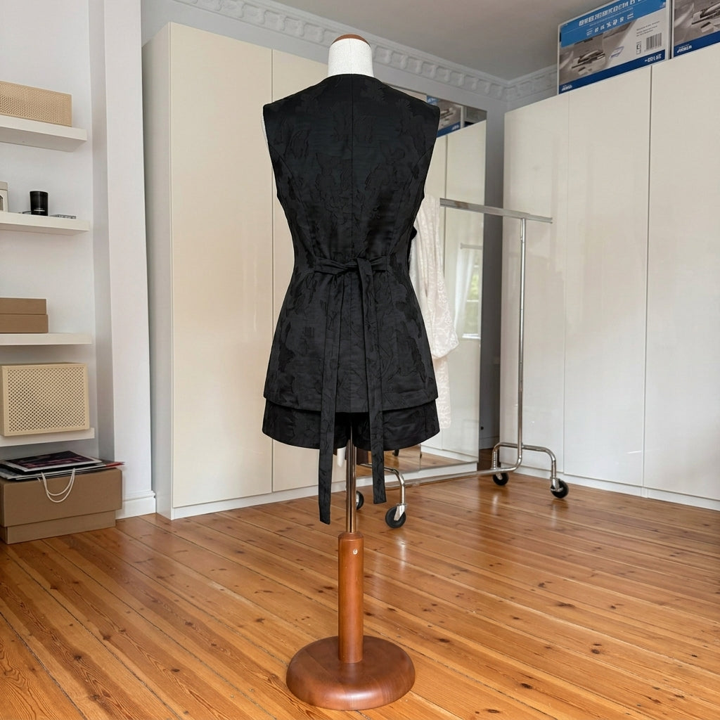 JACQUARD SET Noir