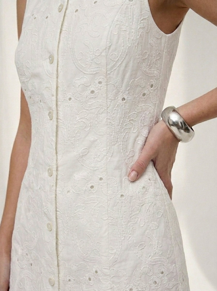 STRIA DRESS MIDI AJOUR pre-order